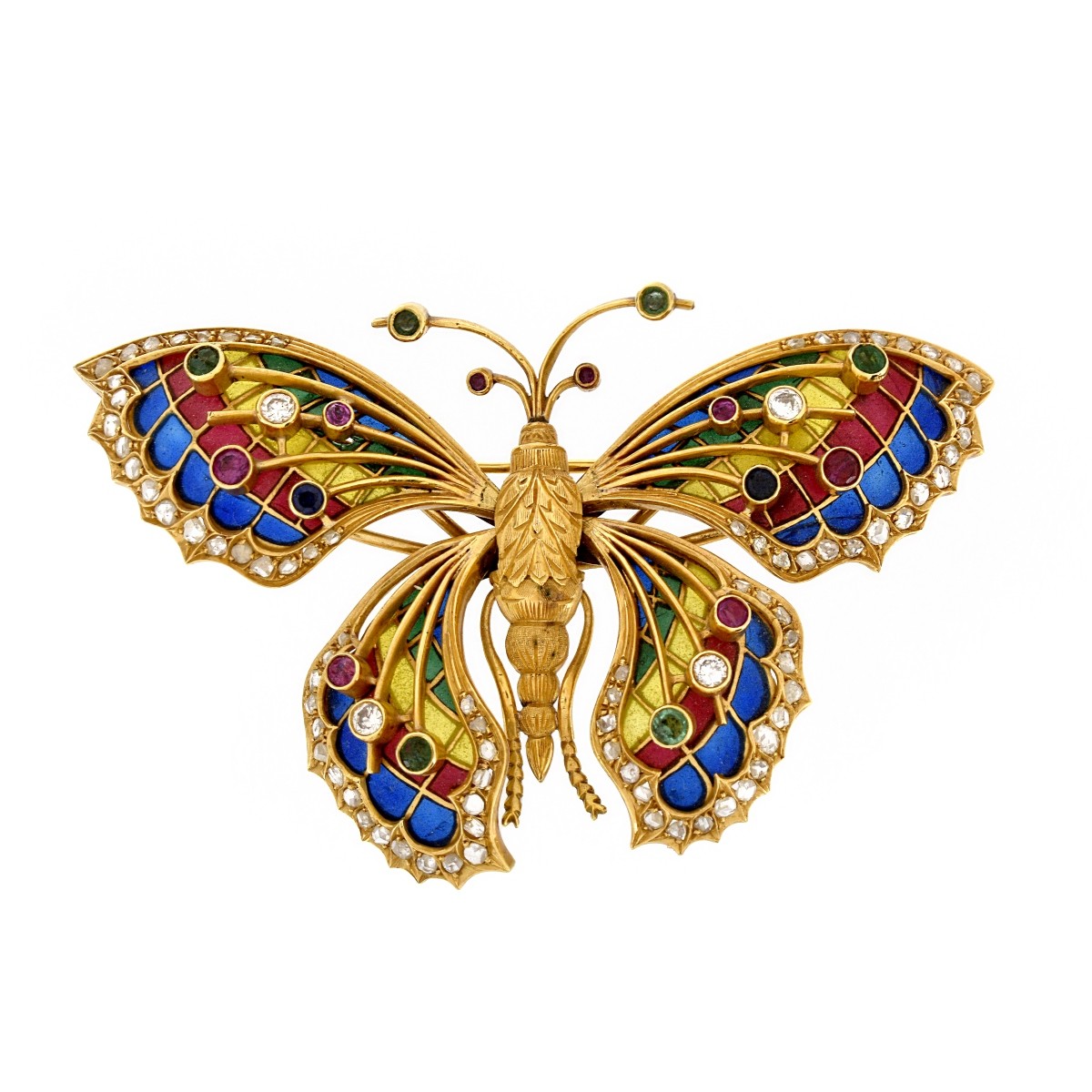 Spitzer and Furman 18K Brooch