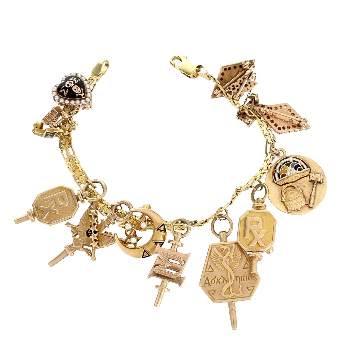 14K Charm Bracelet.