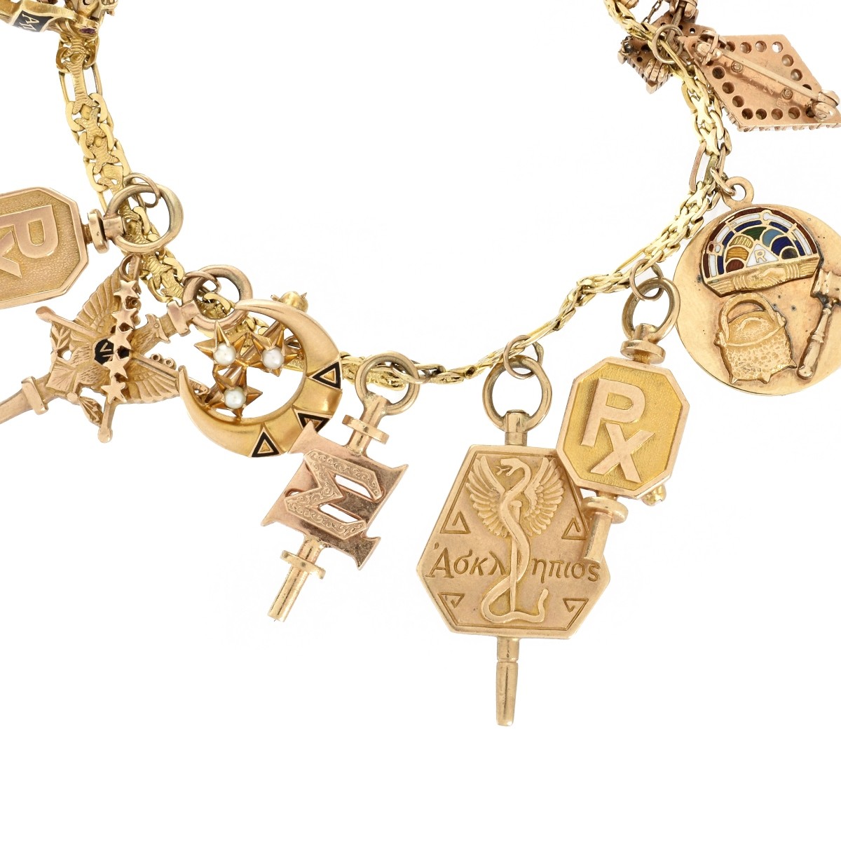 14K Charm Bracelet.