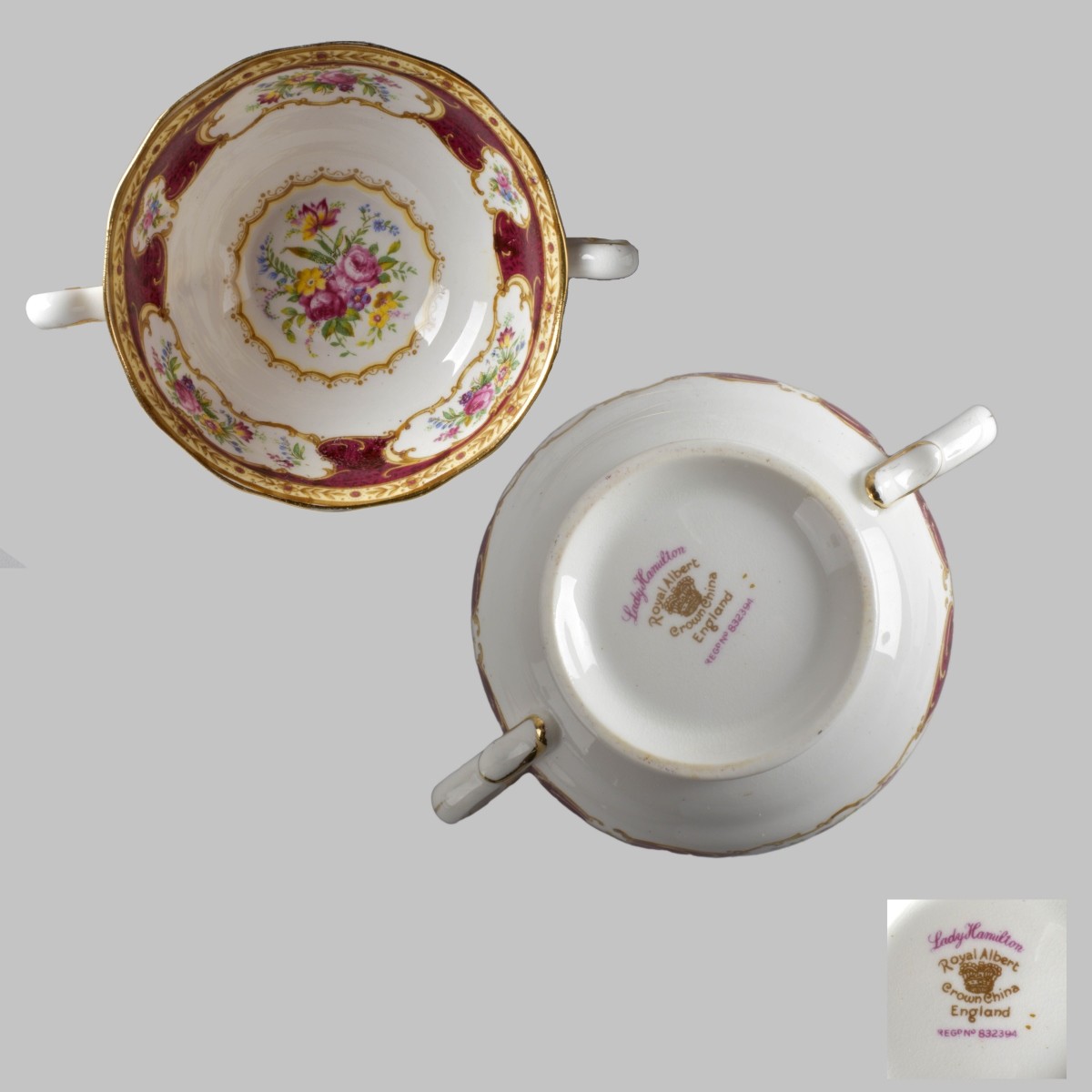 Royal Albert "Lady Hamilton" Dinner Service