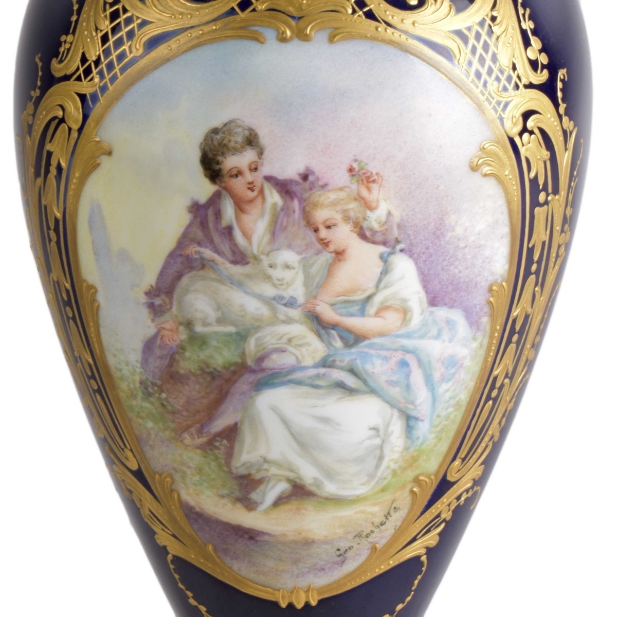 Antique Sevres Porcelain Vase