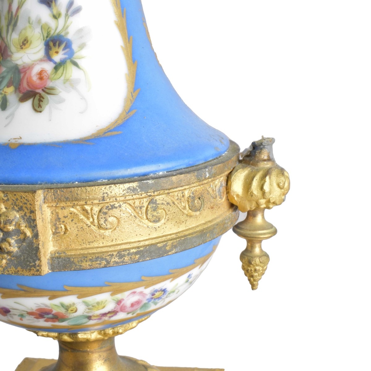 Pair of Antique Sevres Cassolettes