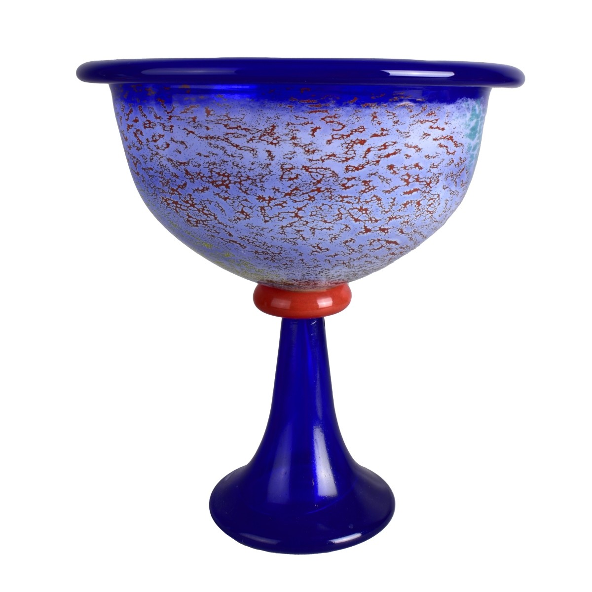 Kosta Boda Art Glass Pedestal Bowl