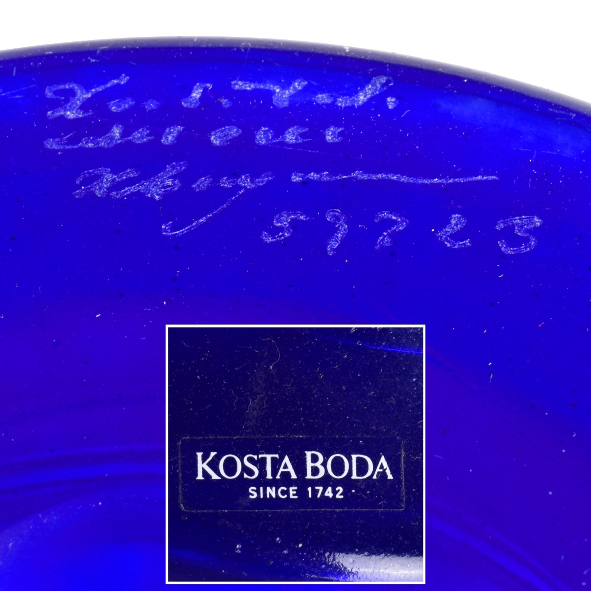 Kosta Boda Art Glass Pedestal Bowl