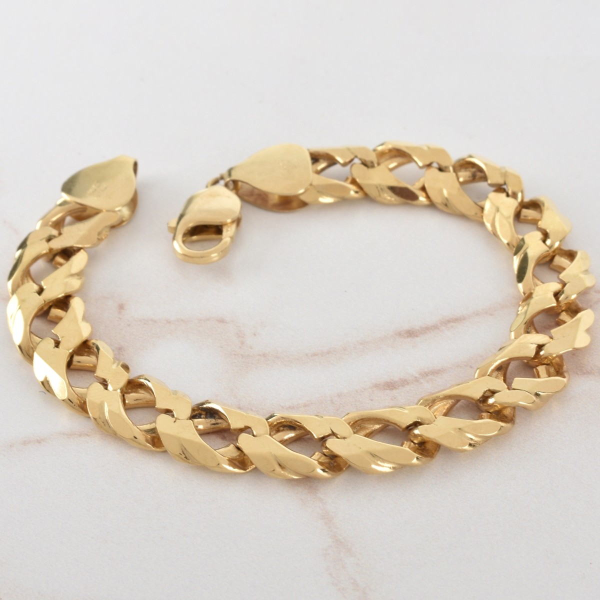 Fine Italian 14K Link Bracelet