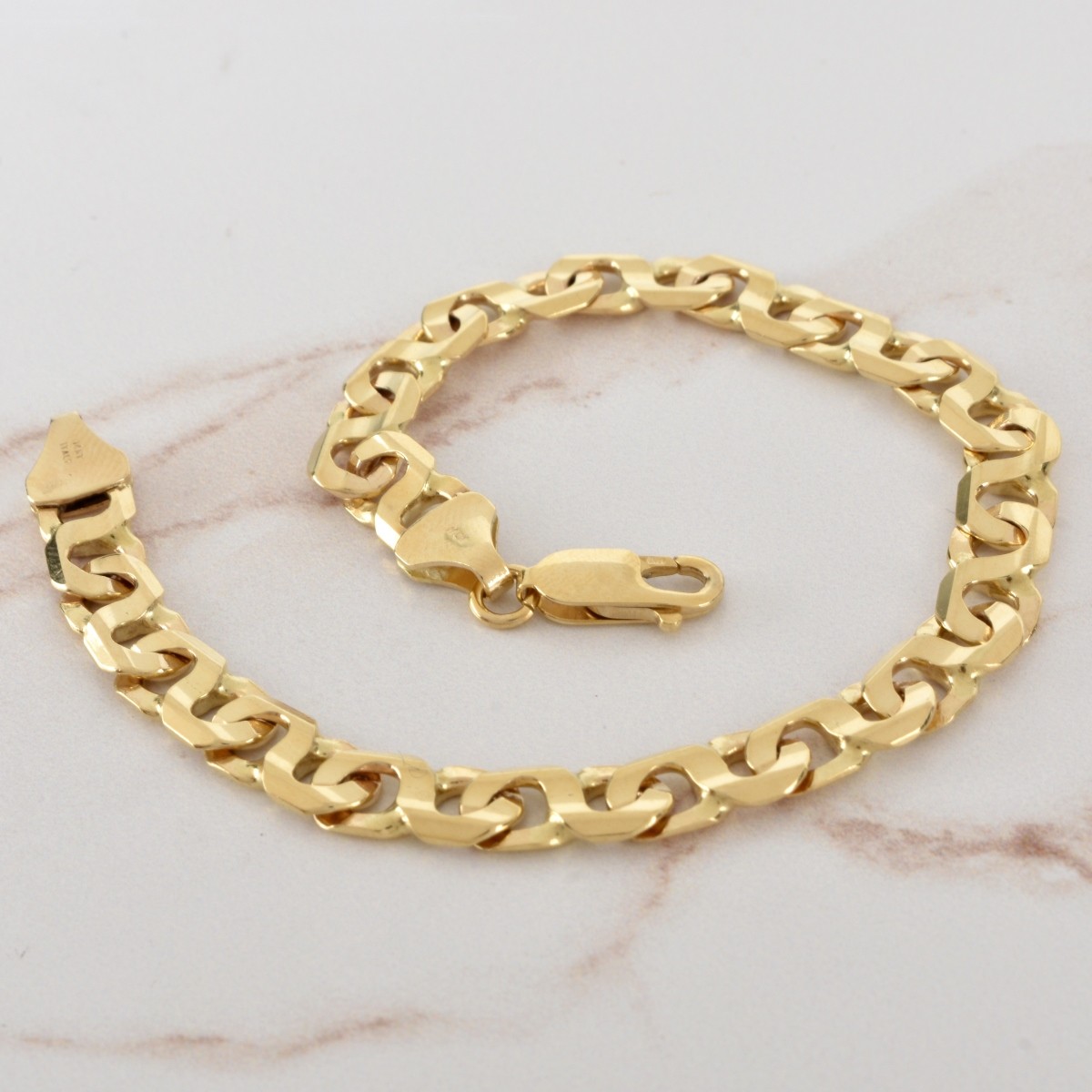 Fine Italian 14K Link Bracelet