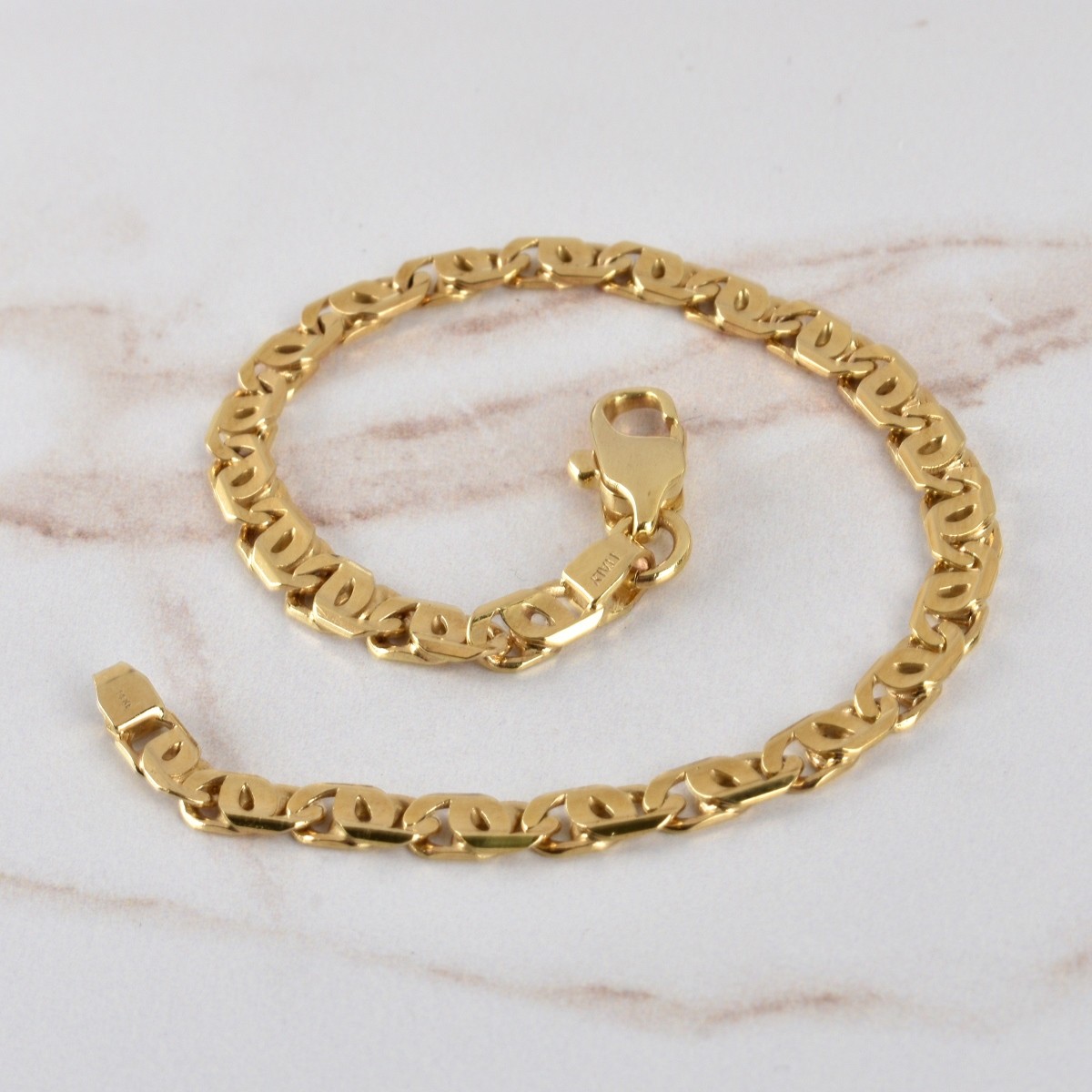 Fine Italian 14K Link Bracelet