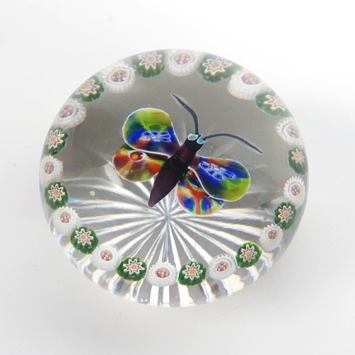 Baccarat Paperweight Butterfly