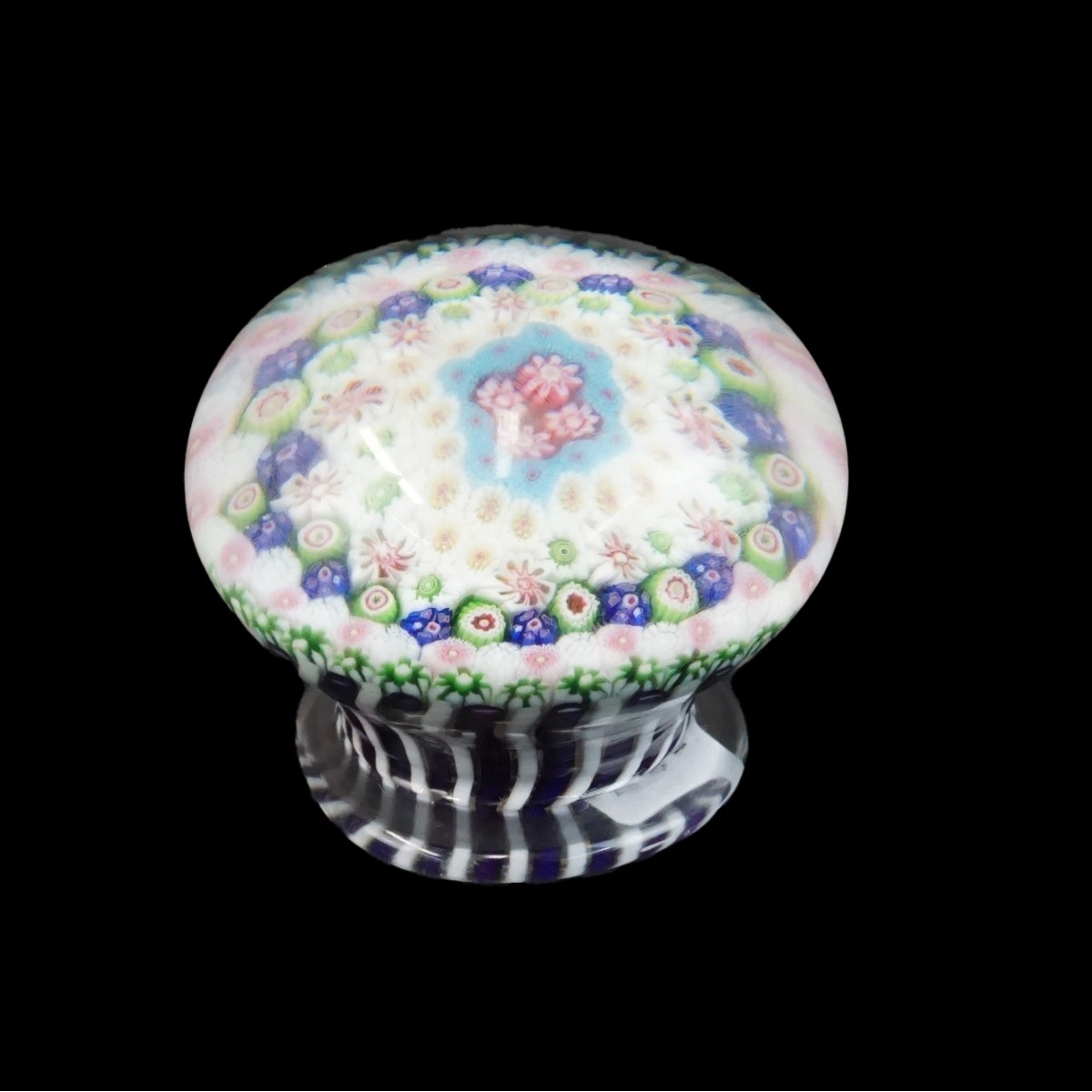 Clichy Paperweight Closepack Millefiori