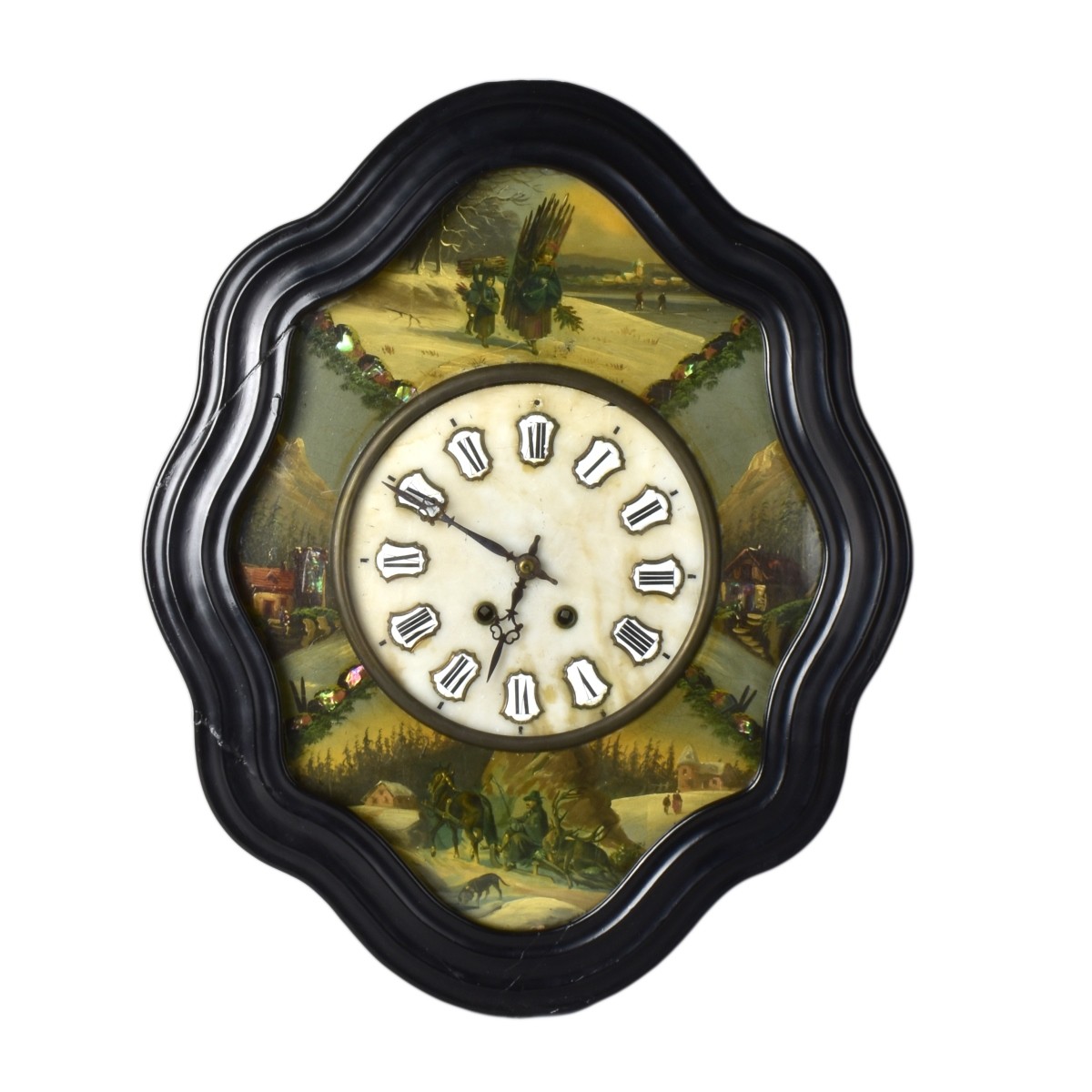 Antique French Wall Clock