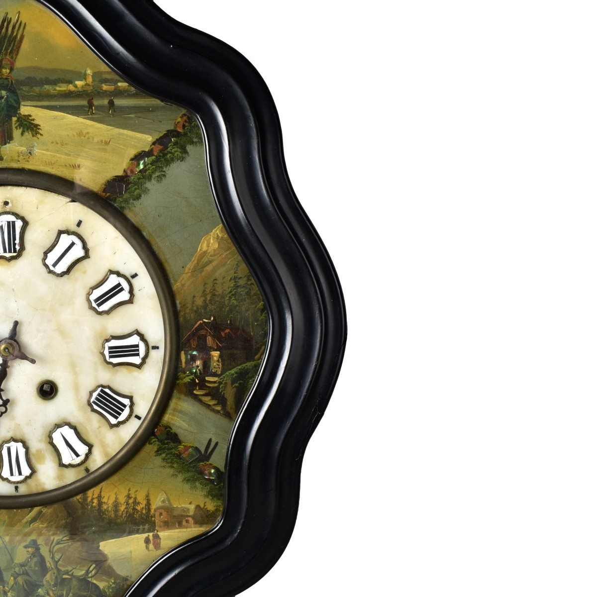 Antique French Wall Clock