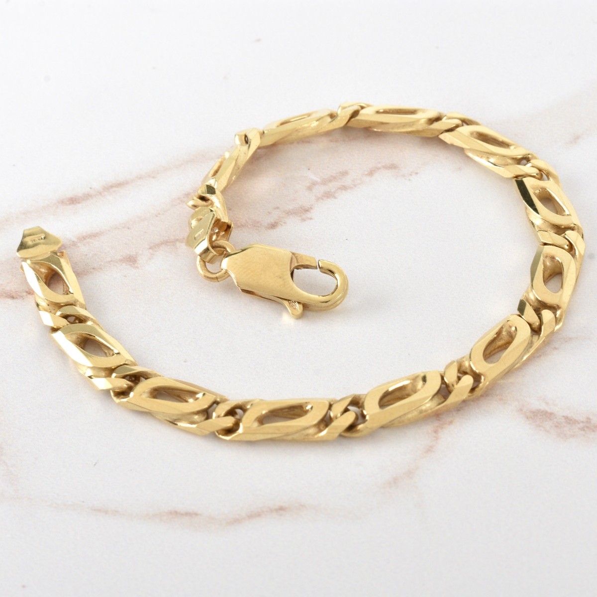 Fine Italian 14K Link Bracelet