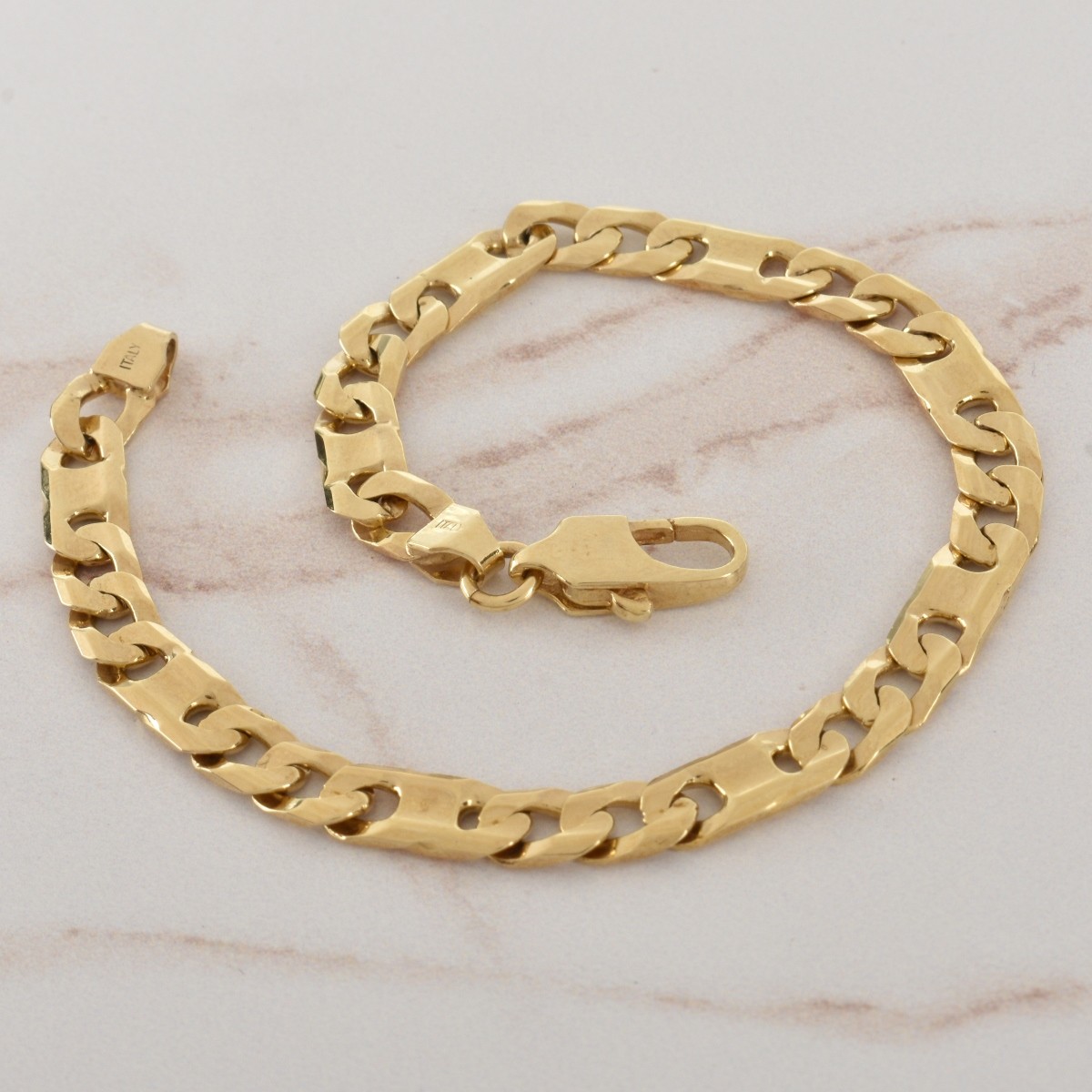 Fine Italian 14K Link Bracelet