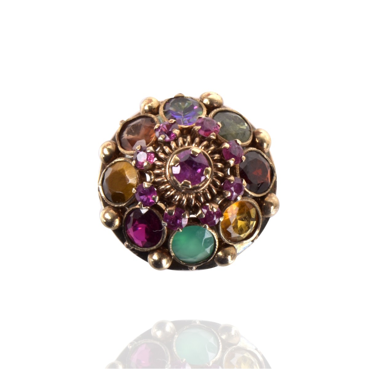 Gemstone and 14K Ring