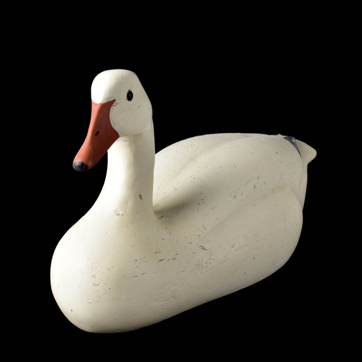 Large Vintage Wooden Swan Decoy