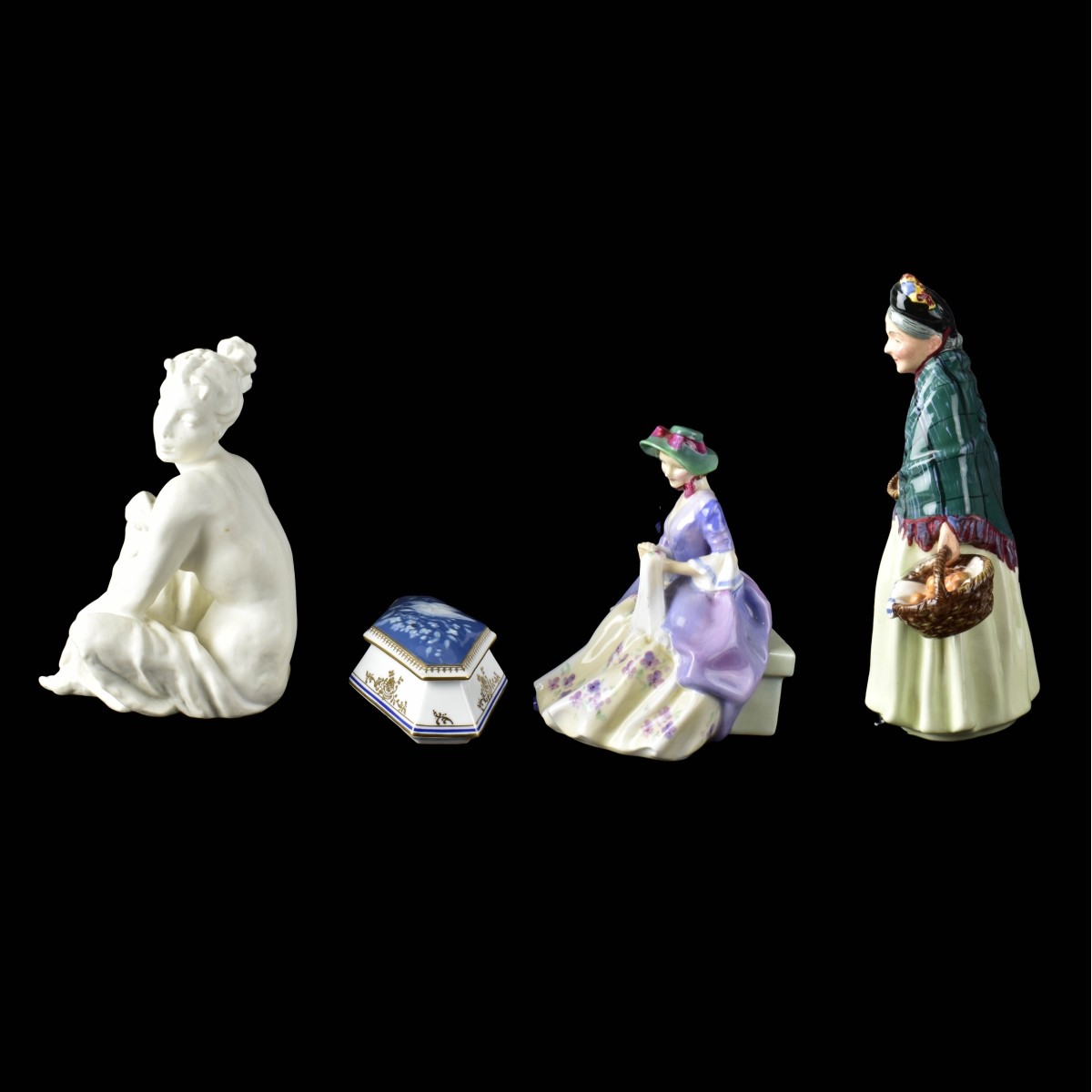 Four Vintage Assorted Porcelain Tableware