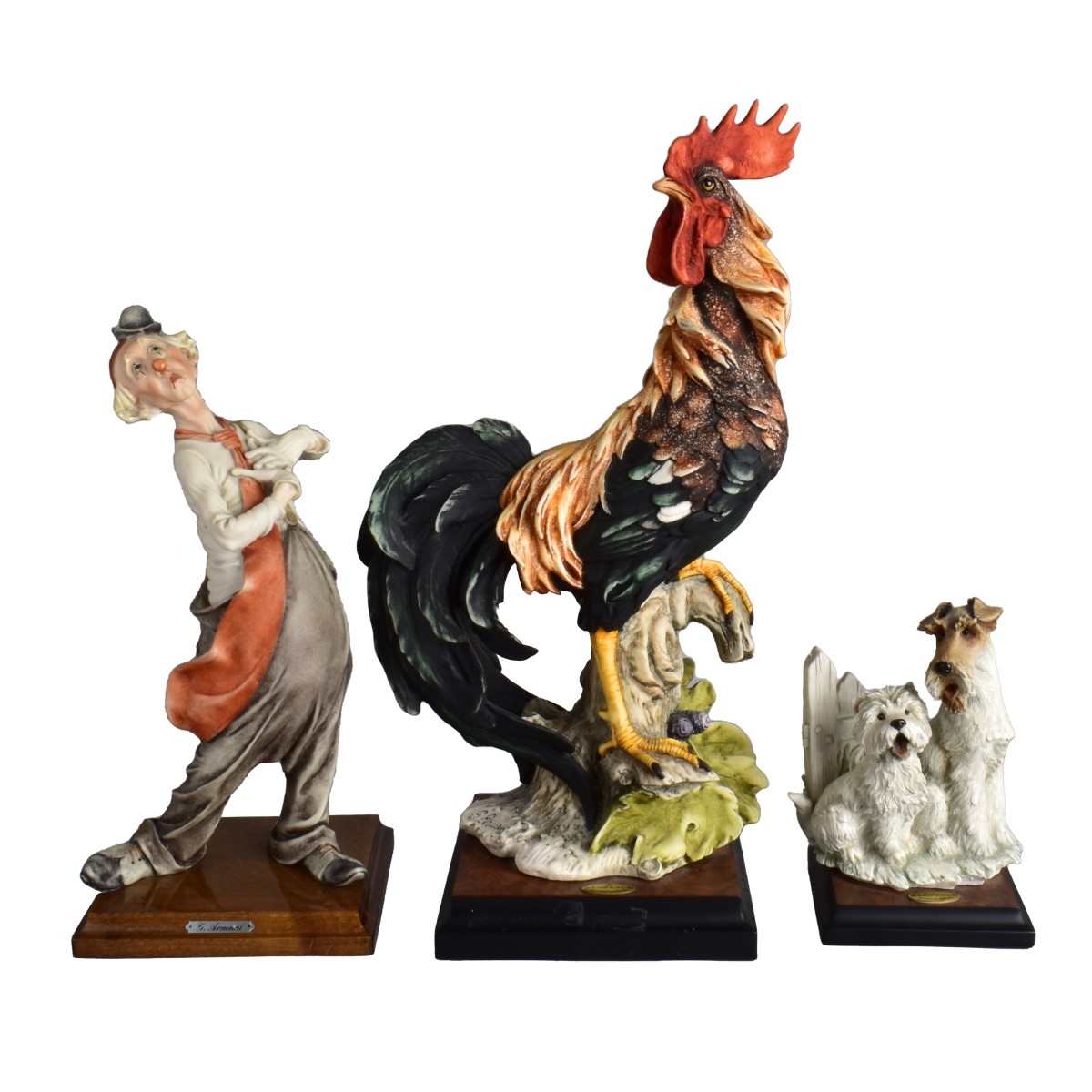 Three Giuseppe Armani Porcelain Figurines