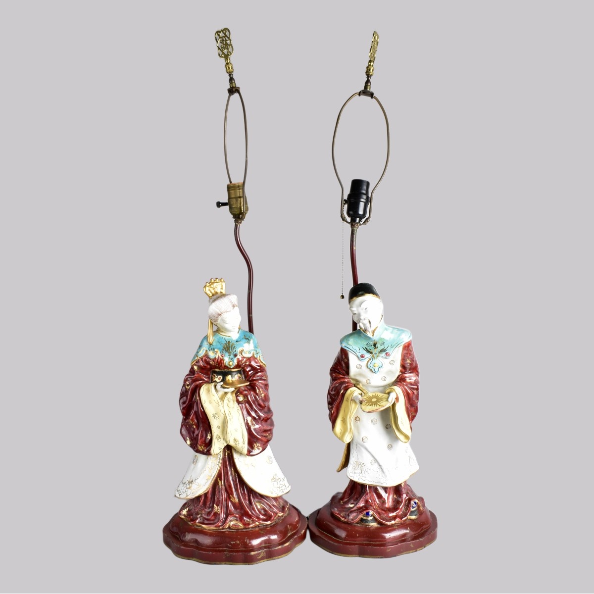 Pair of Chinese Porcelain Lamps