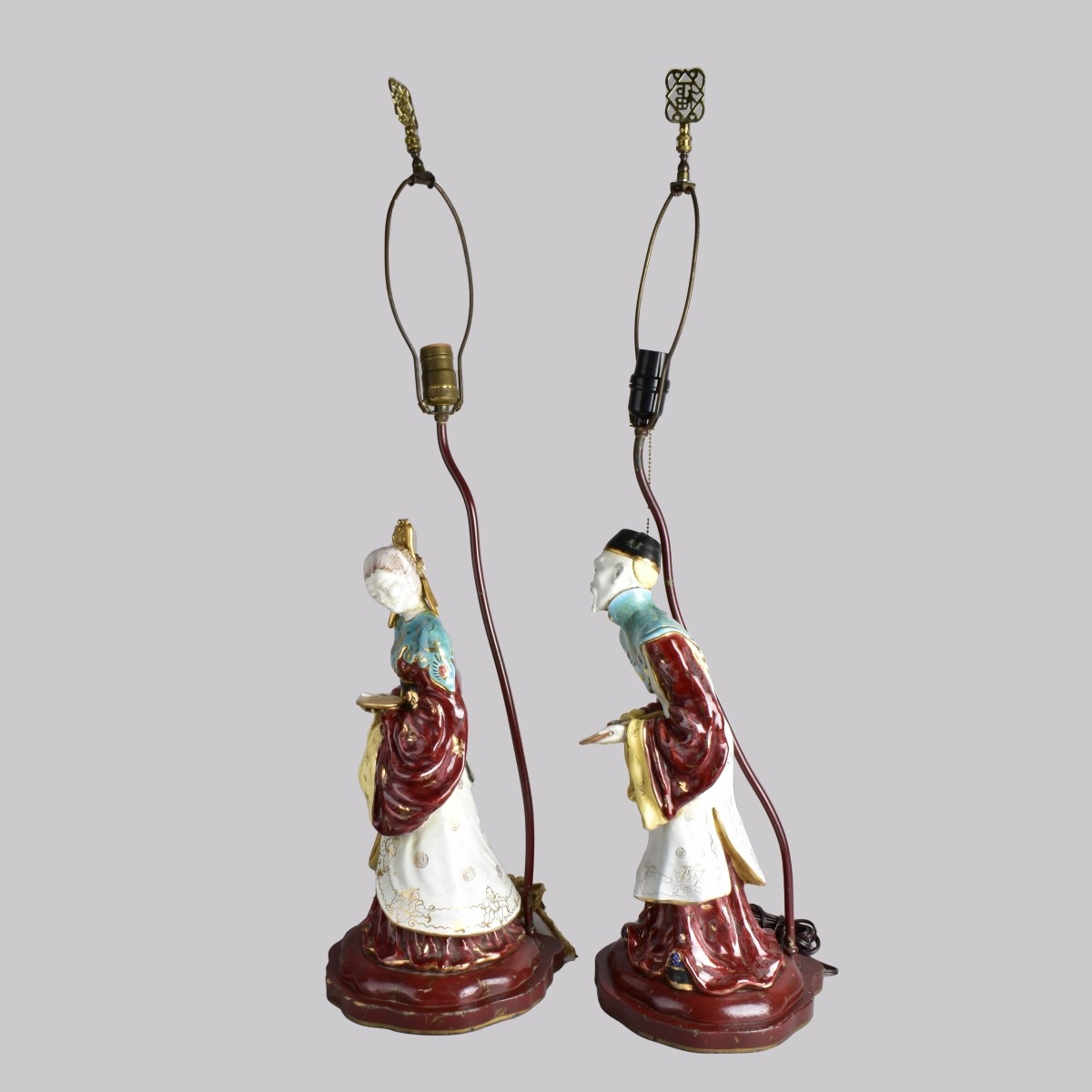 Pair of Chinese Porcelain Lamps