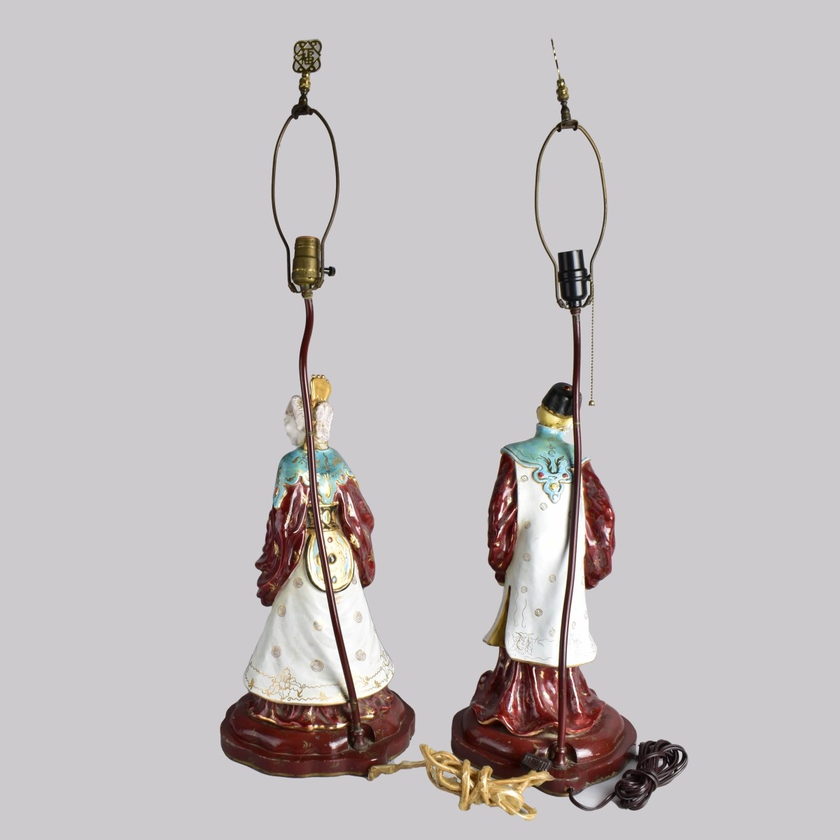 Pair of Chinese Porcelain Lamps