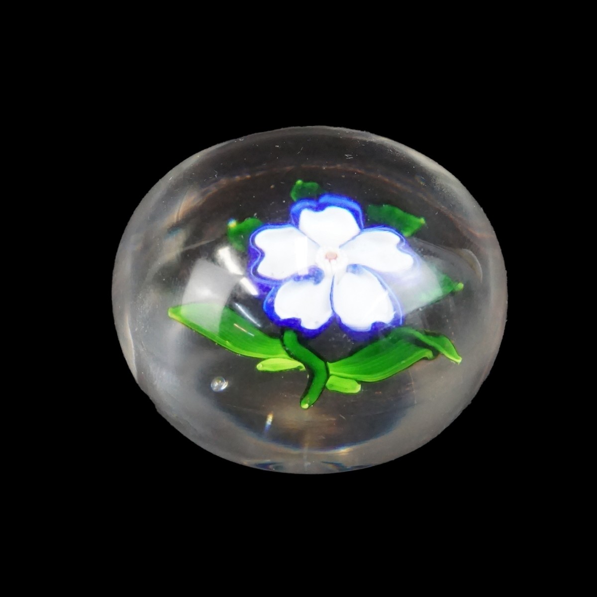 Baccarat Paperweight Dogrose