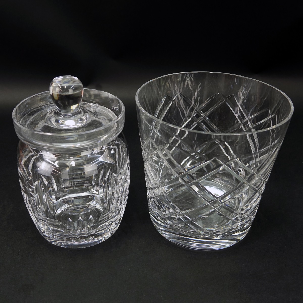 Two (2) Tiffany & Co. Crystal Tableware