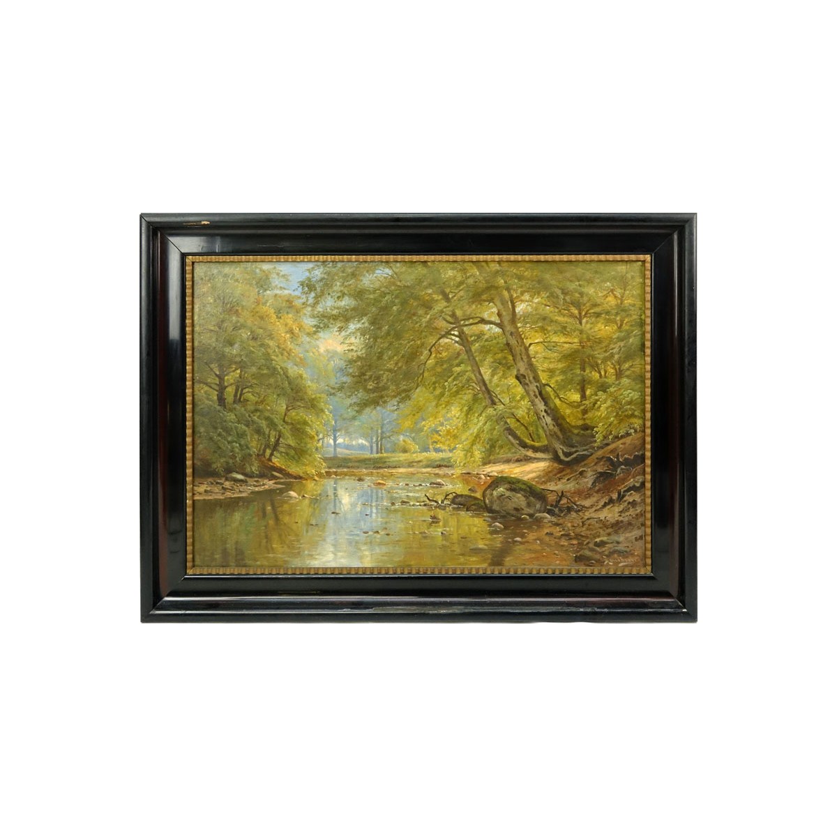 Lg. O/C "Wooded Landscape" Signed