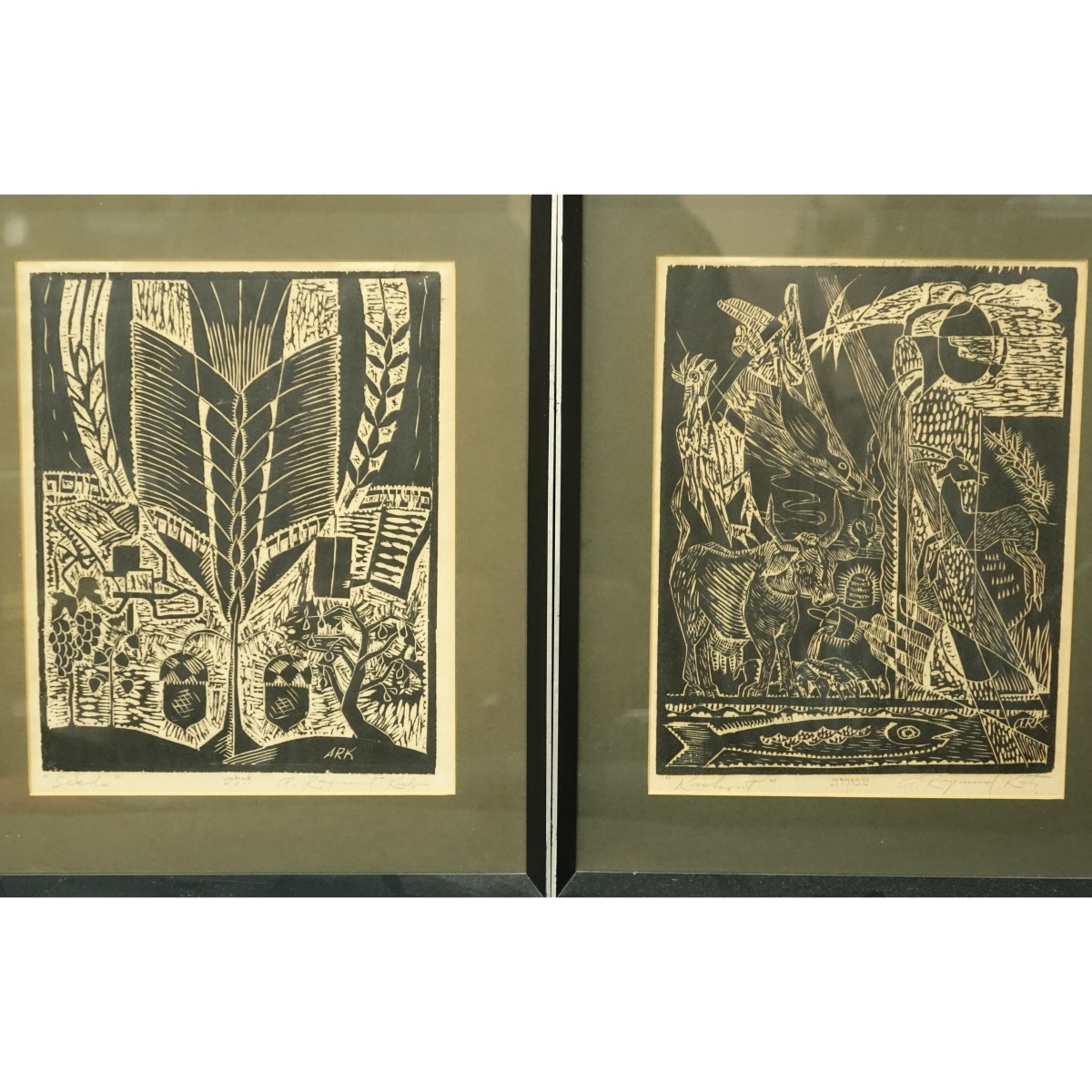 A. Raymond Katz (1895ñ1974) Six (6) Woodcuts