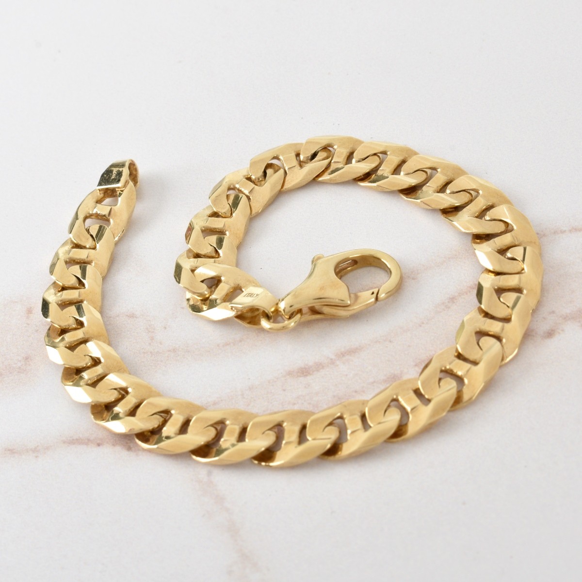 Fine Italian 14K Link Bracelet