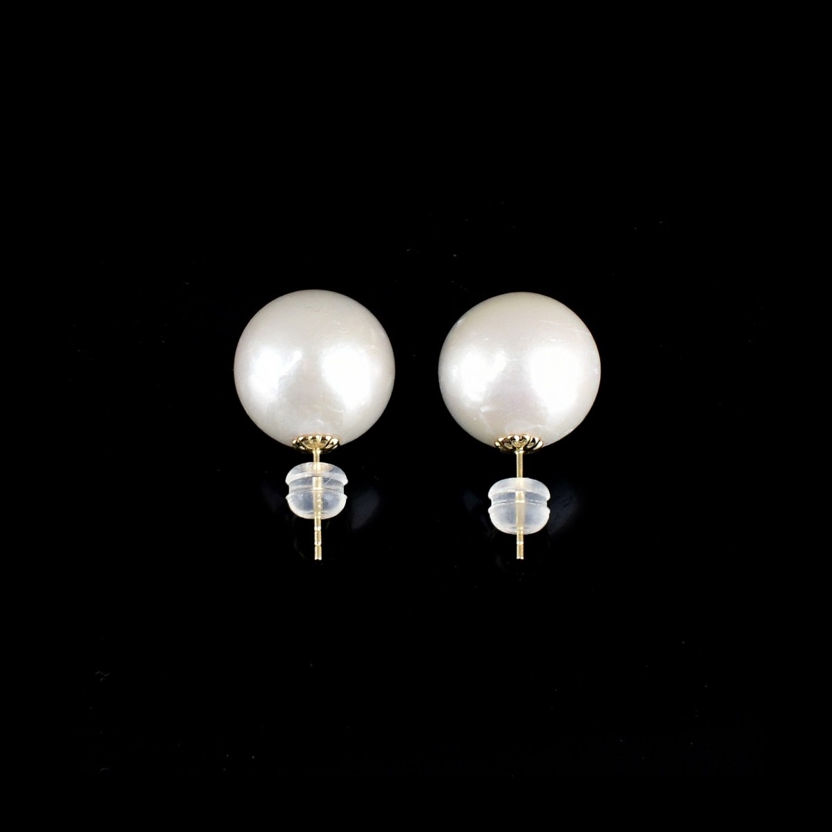 South Sea Pearl and 18K Ear Studs