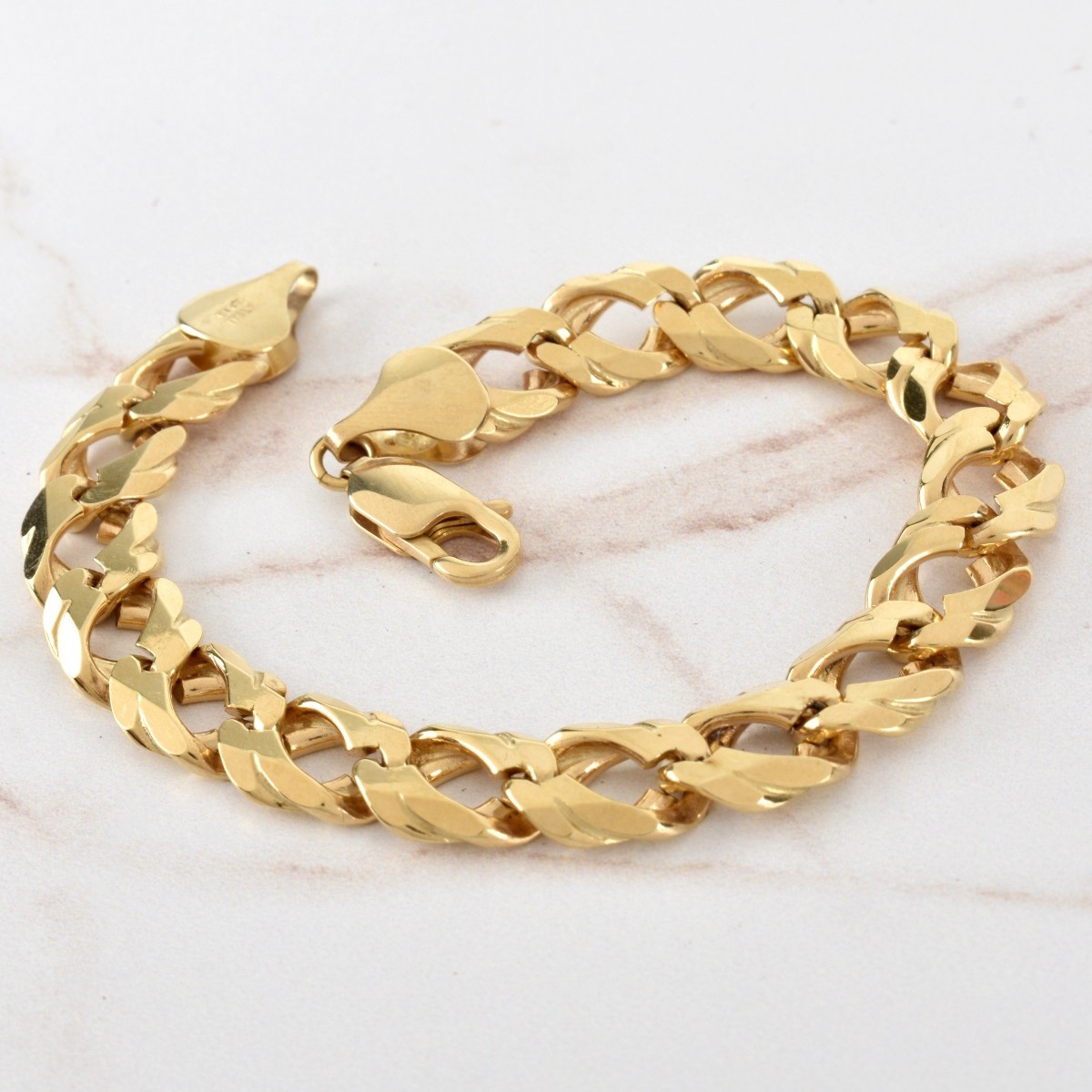 Fine Italian 14K Link Bracelet