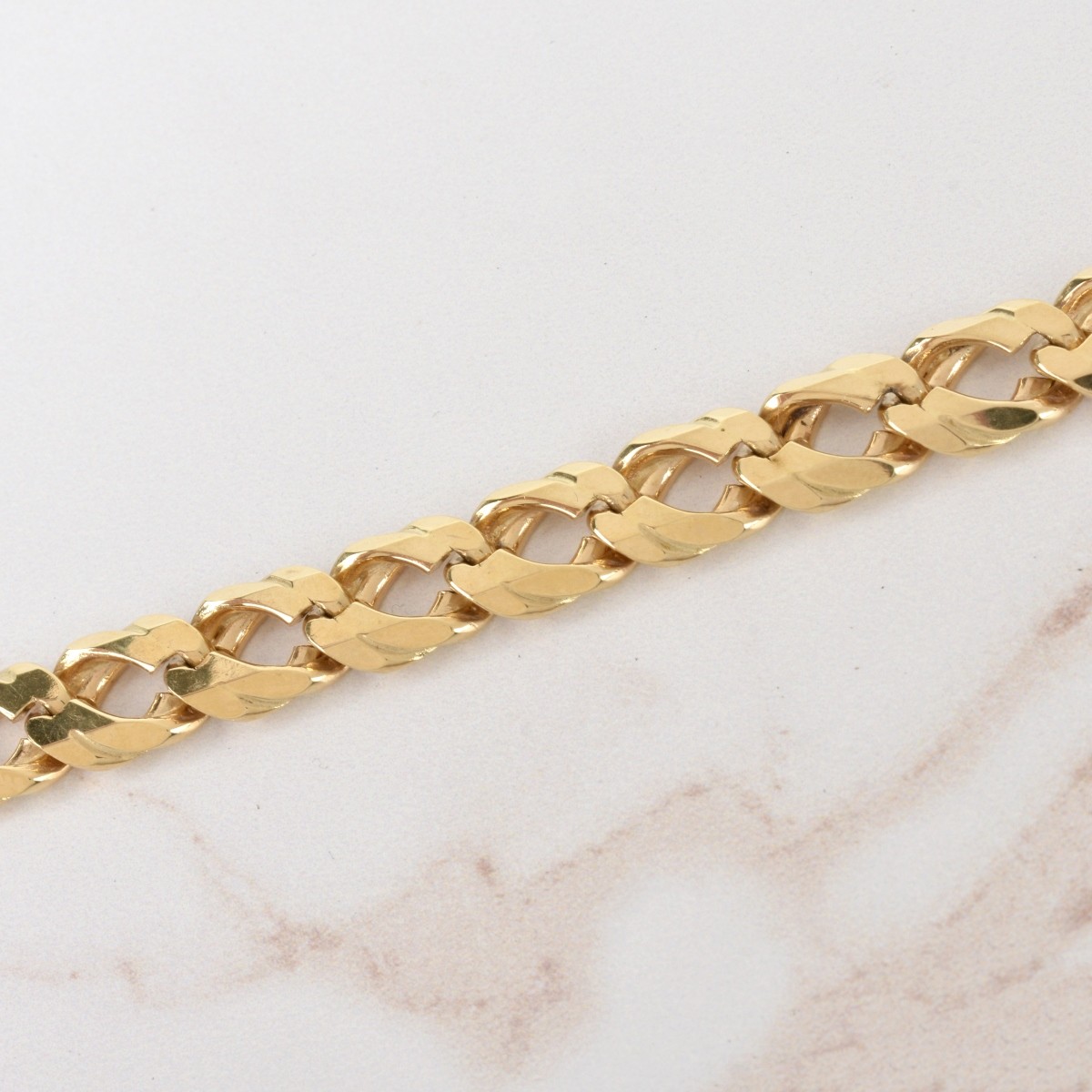 Fine Italian 14K Link Bracelet