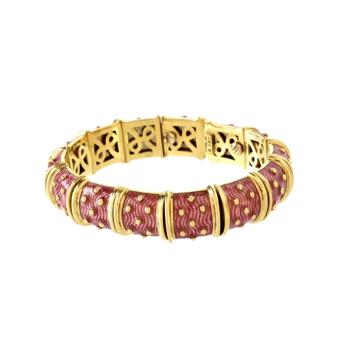 Hidalgo Enamel and 18K Bracelet