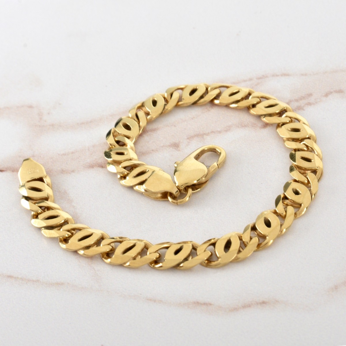 Fine Italian 14K Link Bracelet