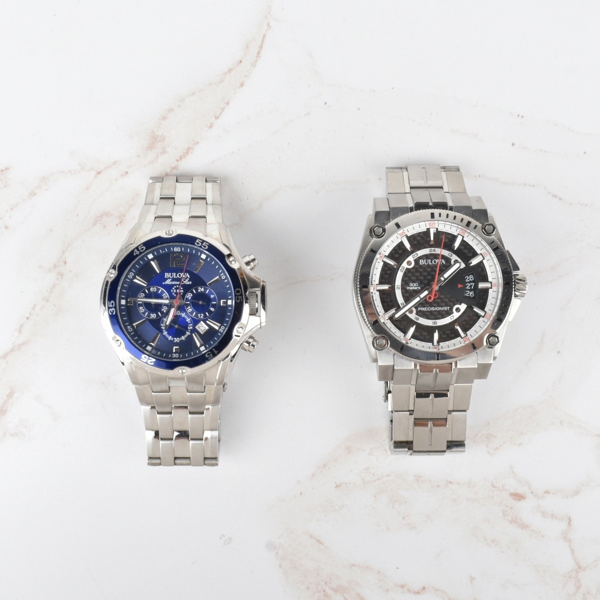 Two Men's Bulova Watches