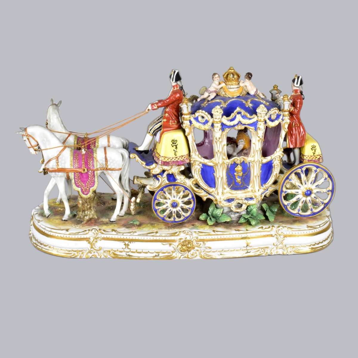 Antique Dresden Stage Coach