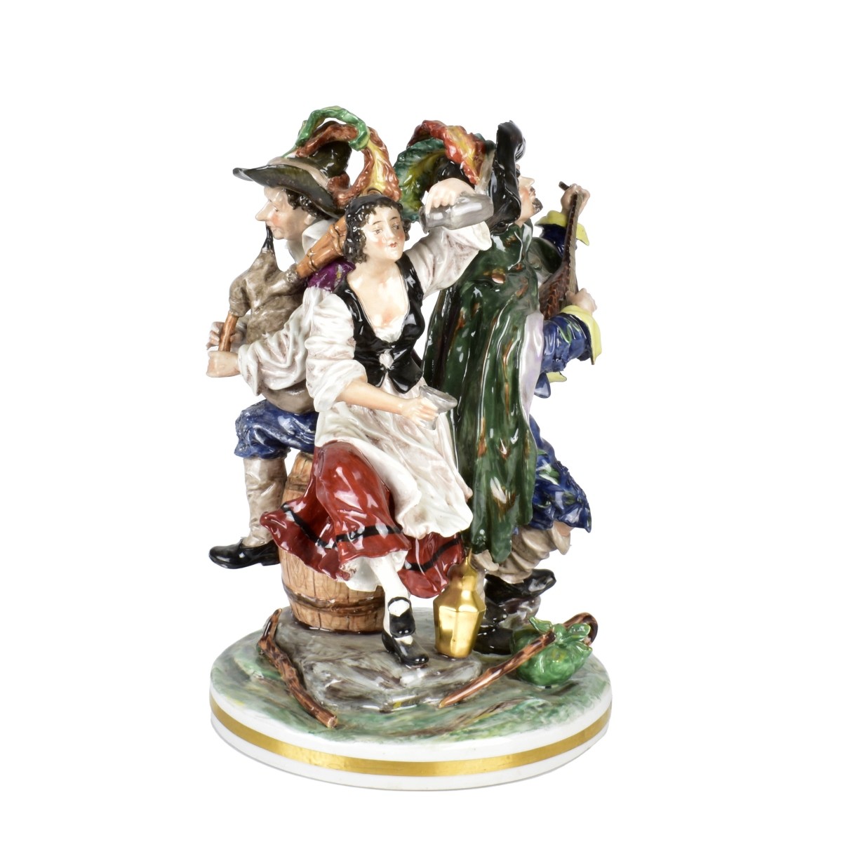 Antique Dresden Porcelain Figurine