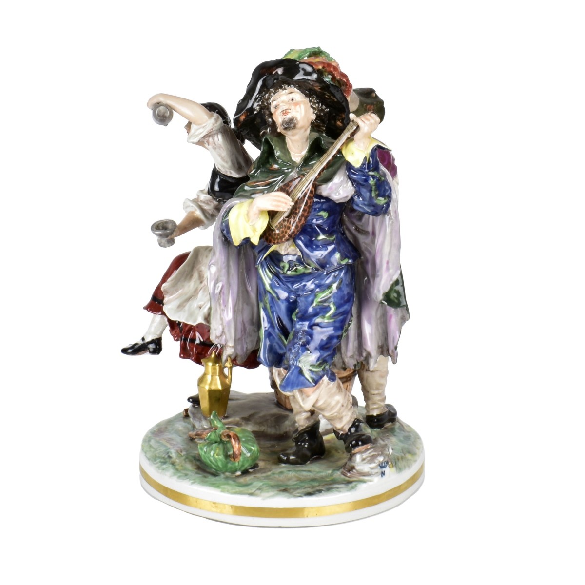 Antique Dresden Porcelain Figurine