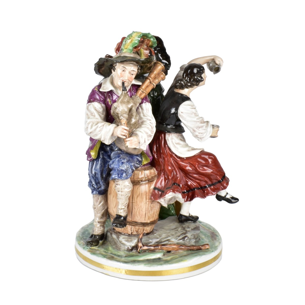 Antique Dresden Porcelain Figurine