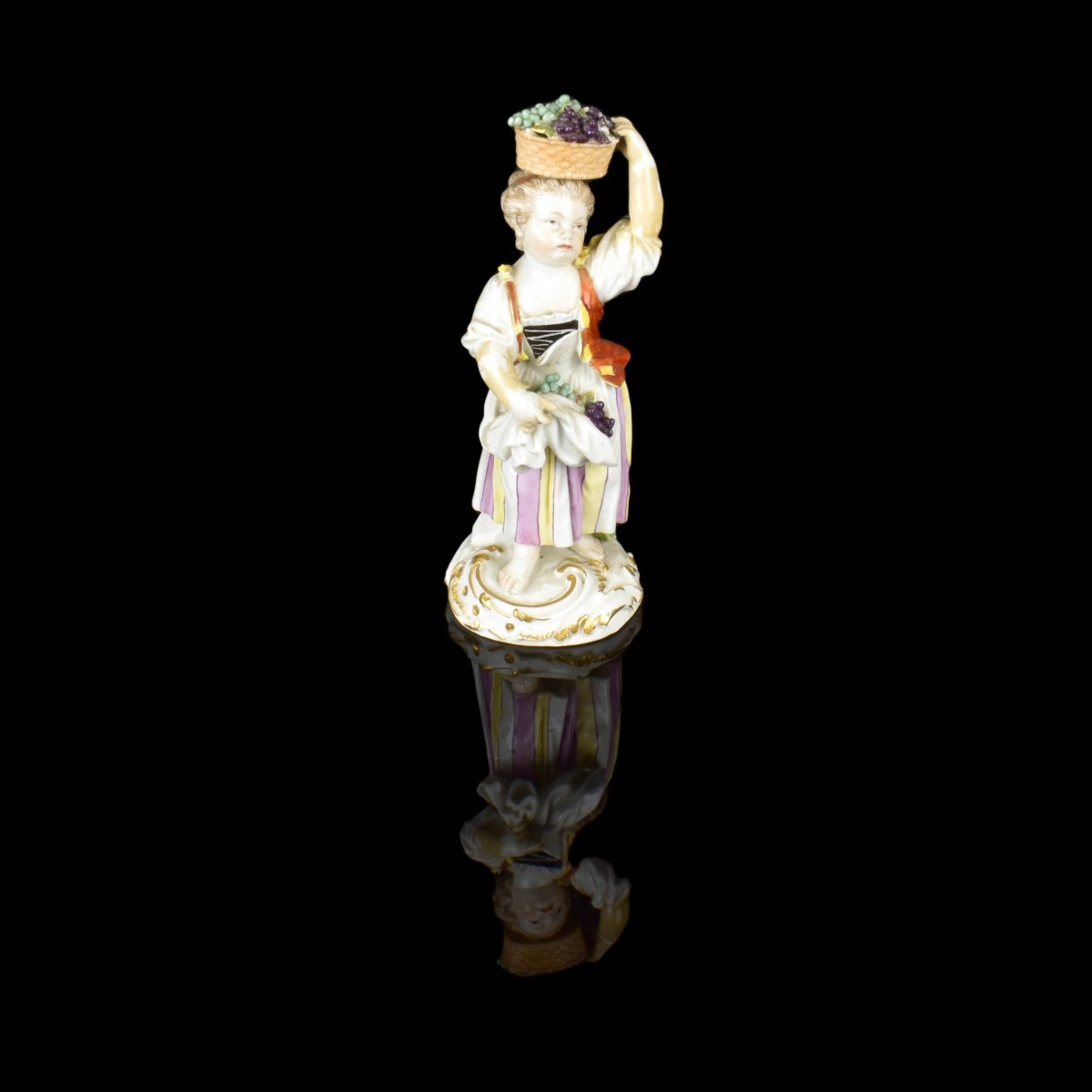 Antique Meissen Style Porcelain Figurine