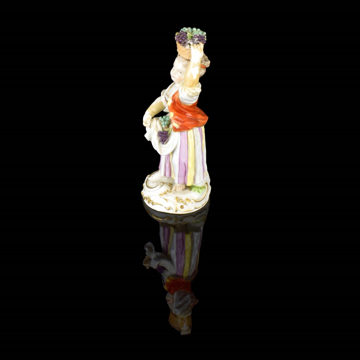 Antique Meissen Style Porcelain Figurine