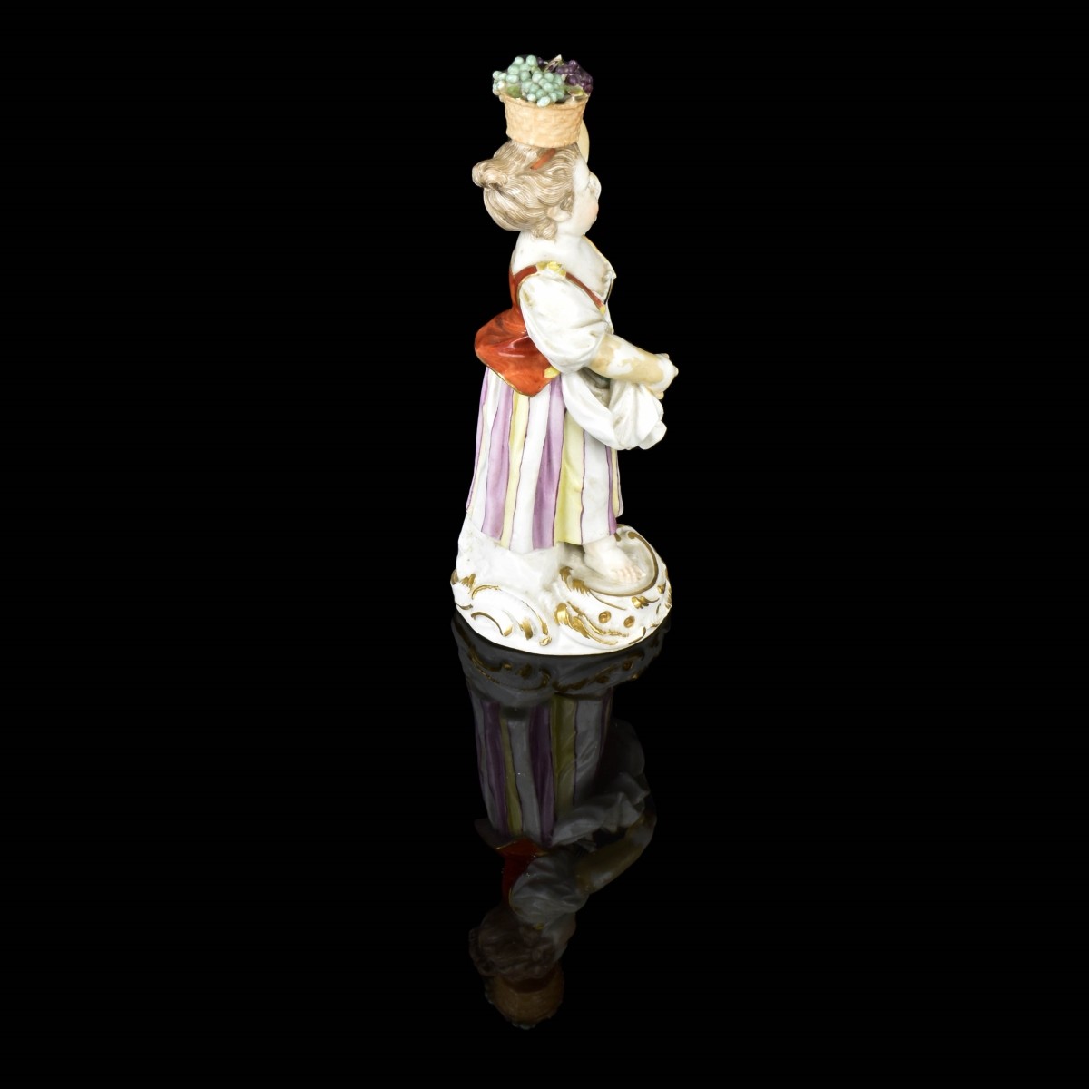 Antique Meissen Style Porcelain Figurine