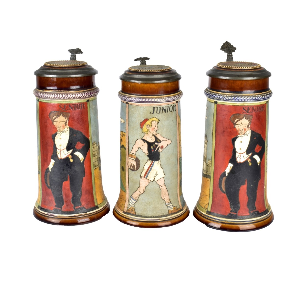 Vintage German Beer Steins