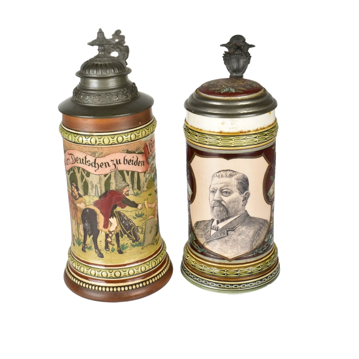 Vintage German Beer Steins