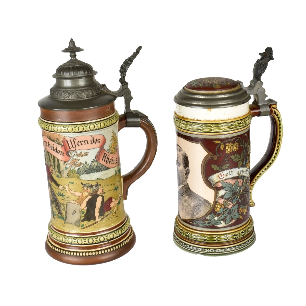 Vintage German Beer Steins