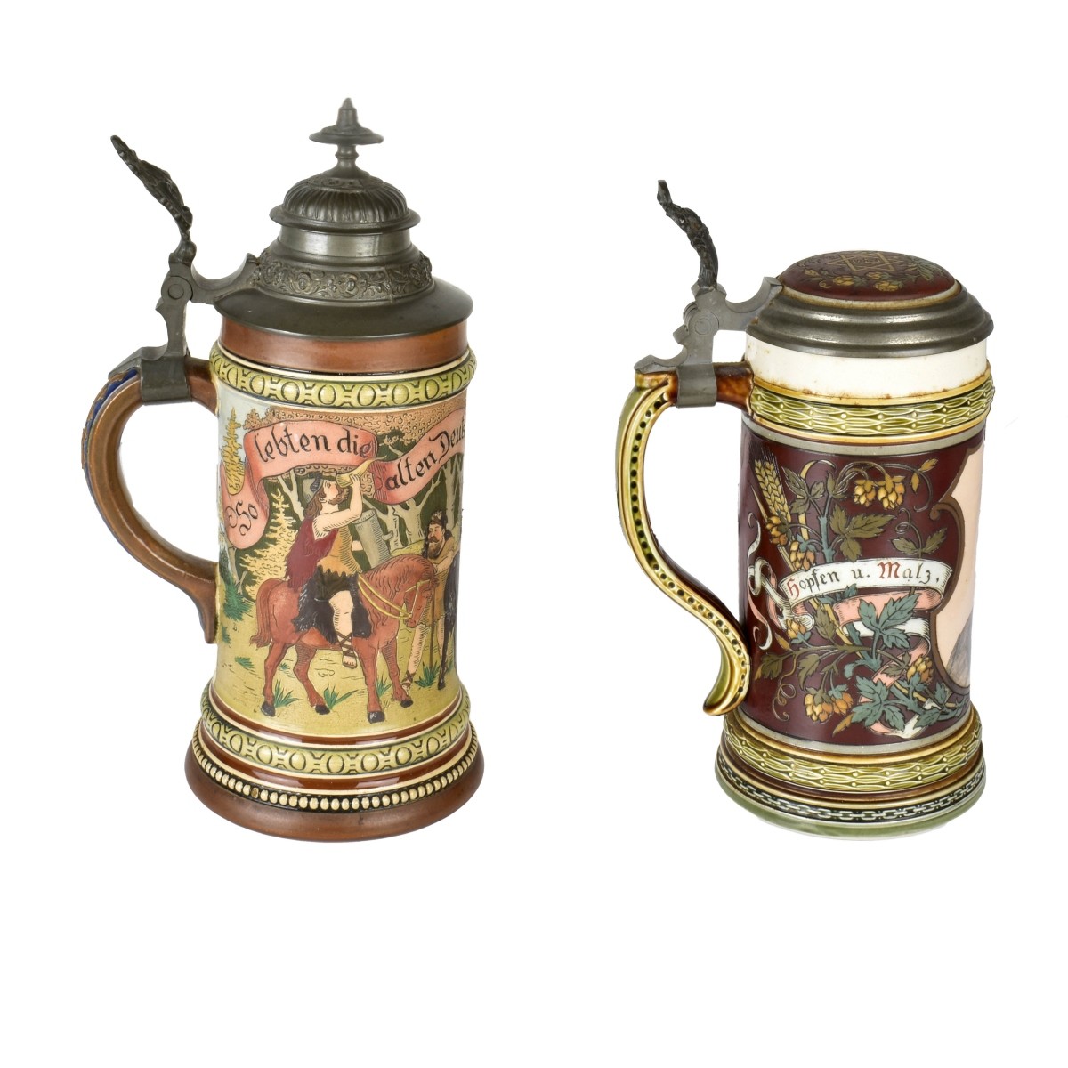 Vintage German Beer Steins