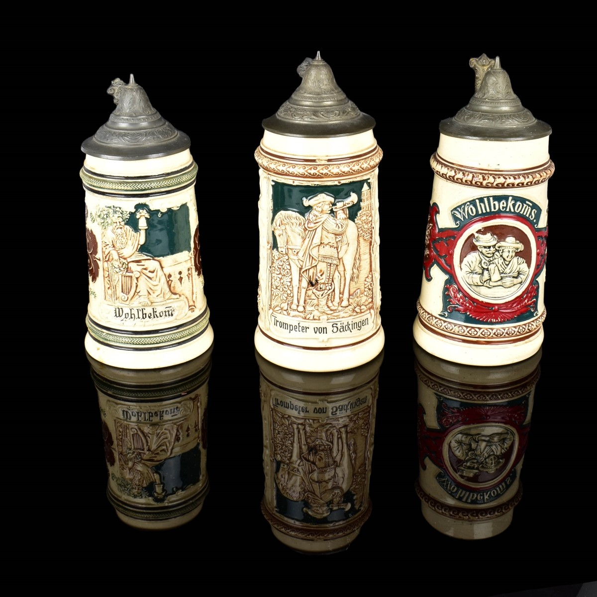 Vintage German Beer Steins