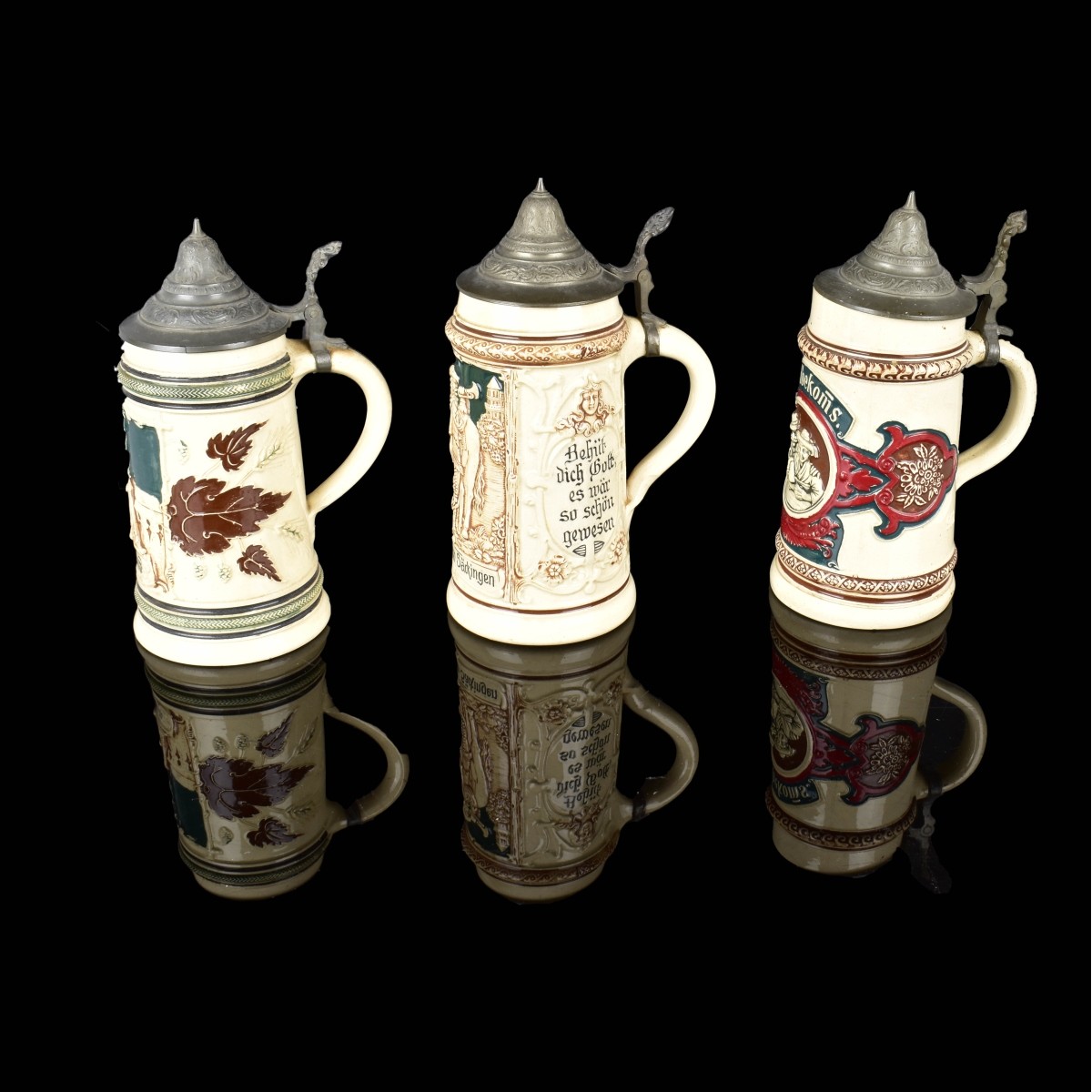 Vintage German Beer Steins