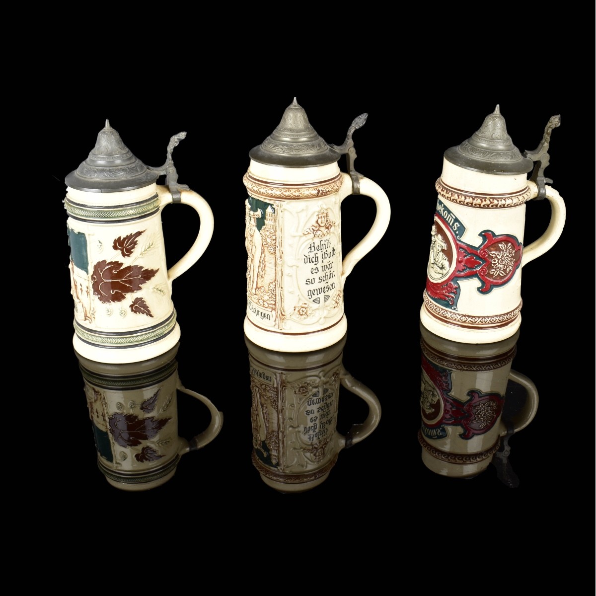 Vintage German Beer Steins