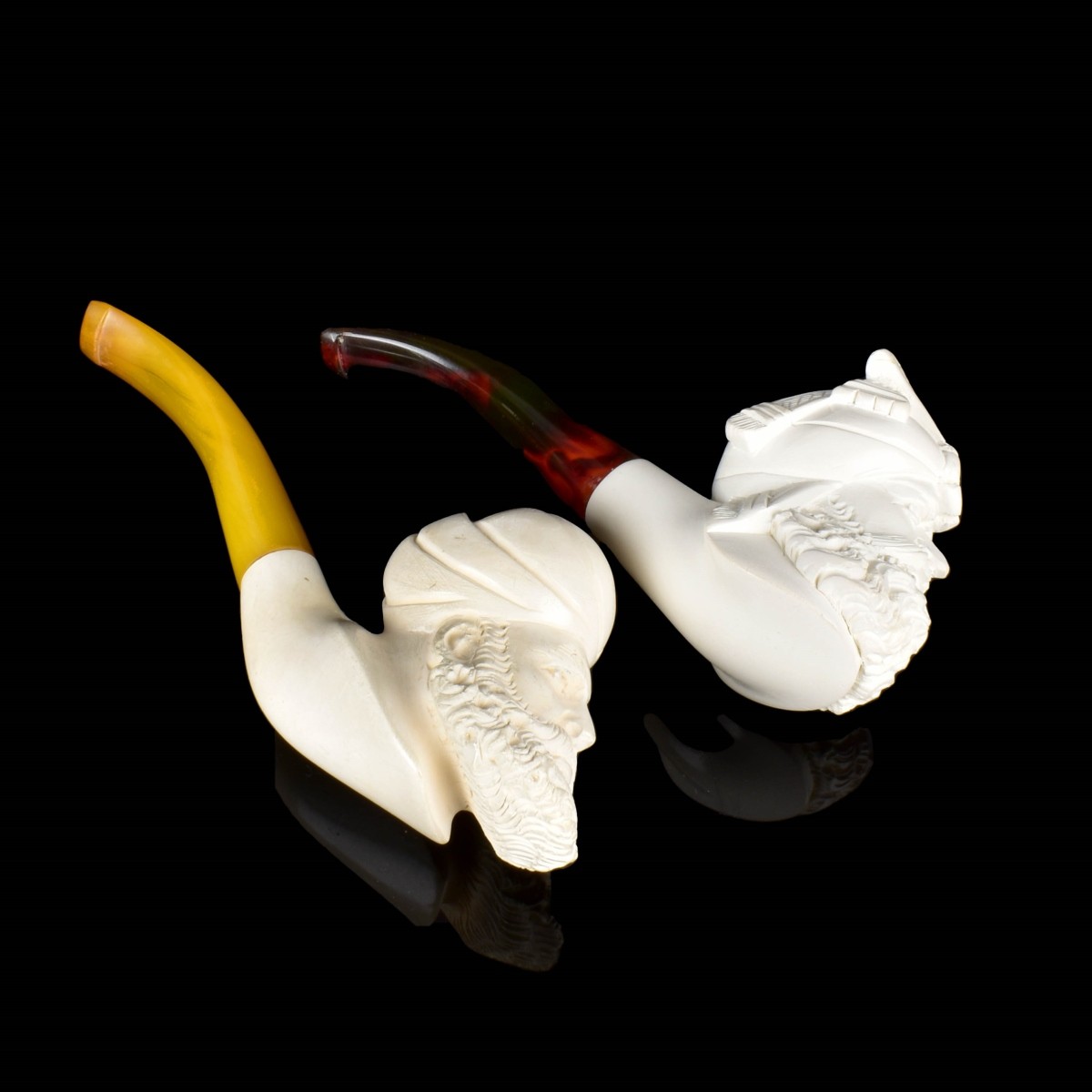 Vintage Meerschaum Smoking Pipes